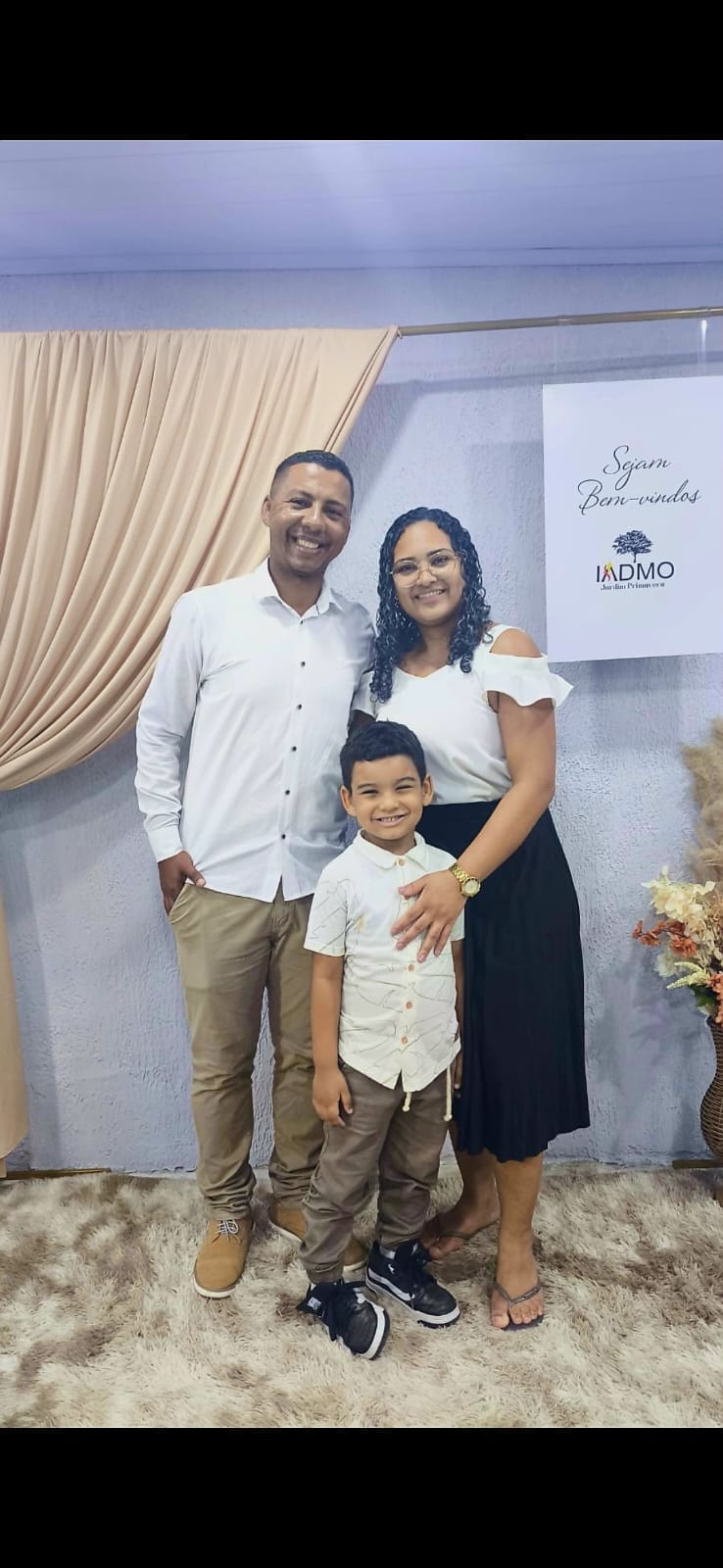 Joás com a família